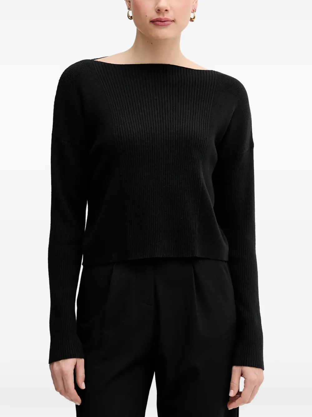 Sisley ribbed knit jumper