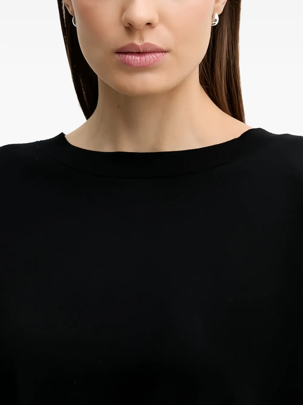 Sisley Sweater met ronde hals Zwart