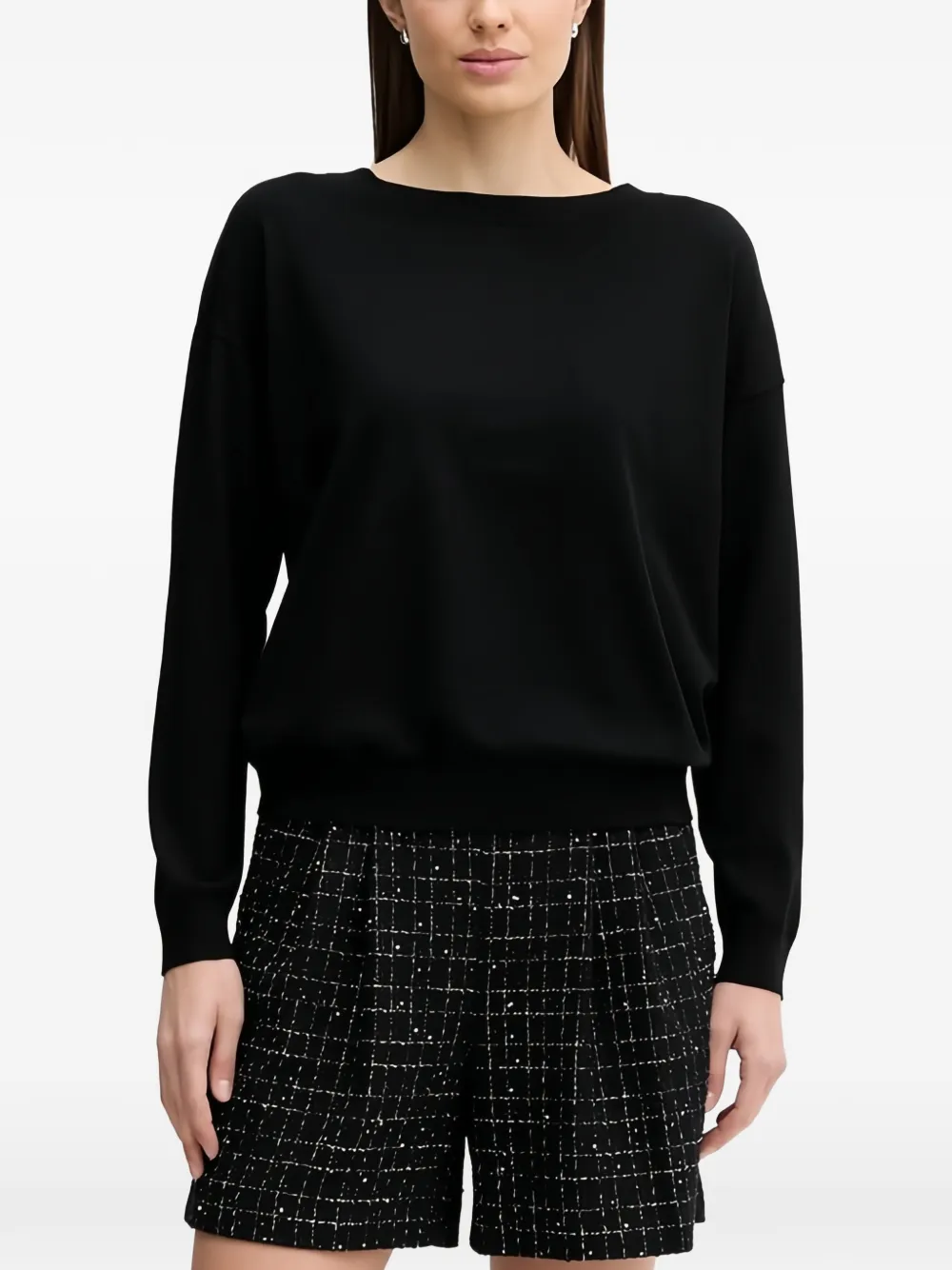 Sisley round-neck sweater