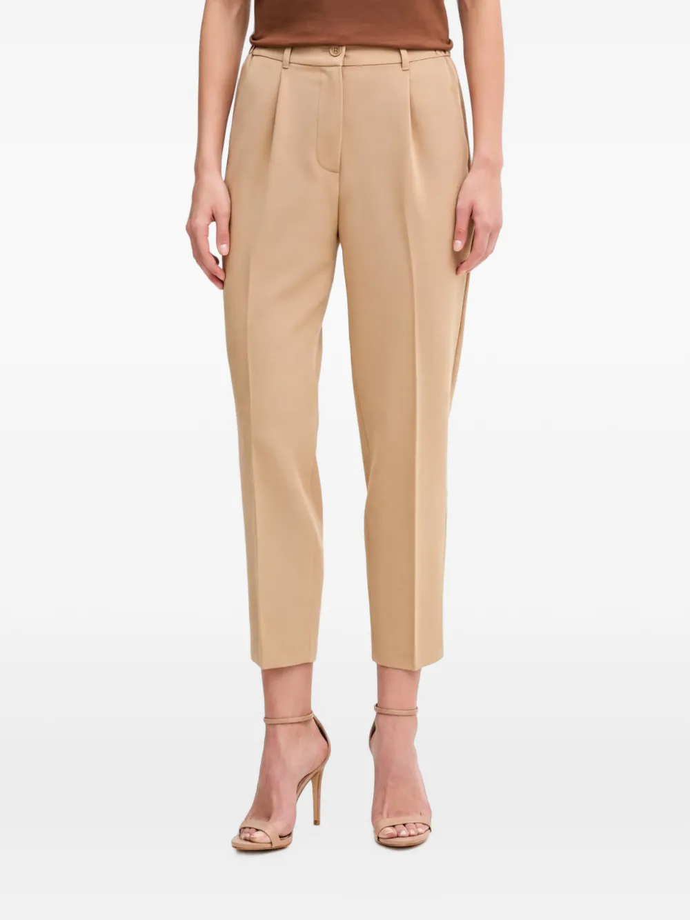 Sisley Pantaloni con pieghe - Toni neutri