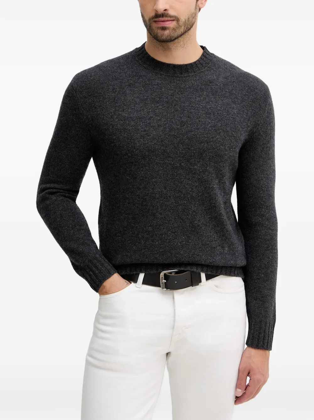 Sisley crew-neck sweater