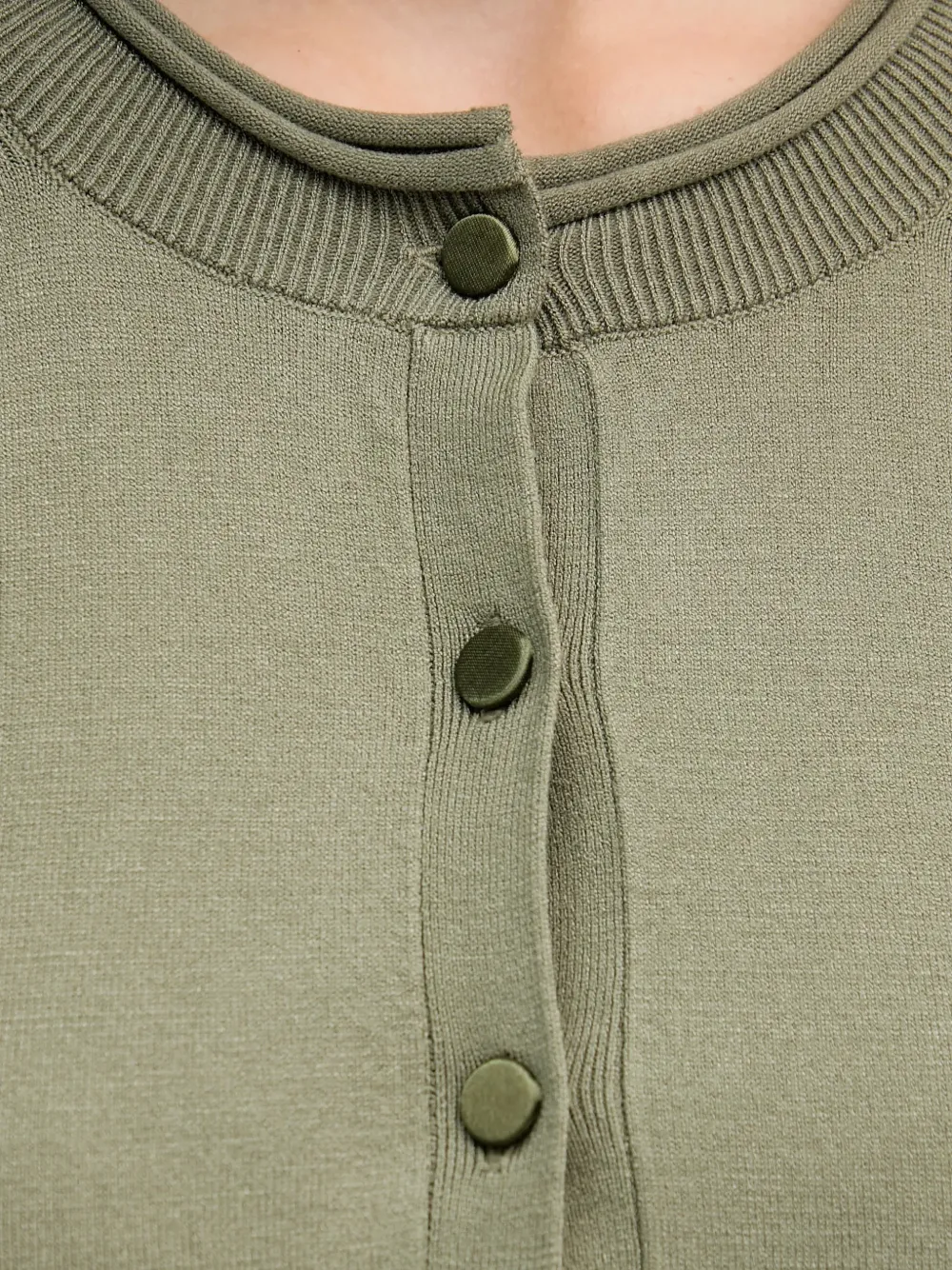 Sisley Vest met lange mouwen Groen