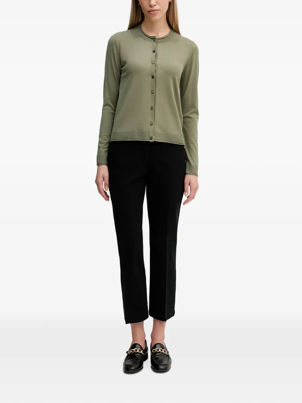 Sisley Vest met lange mouwen Groen