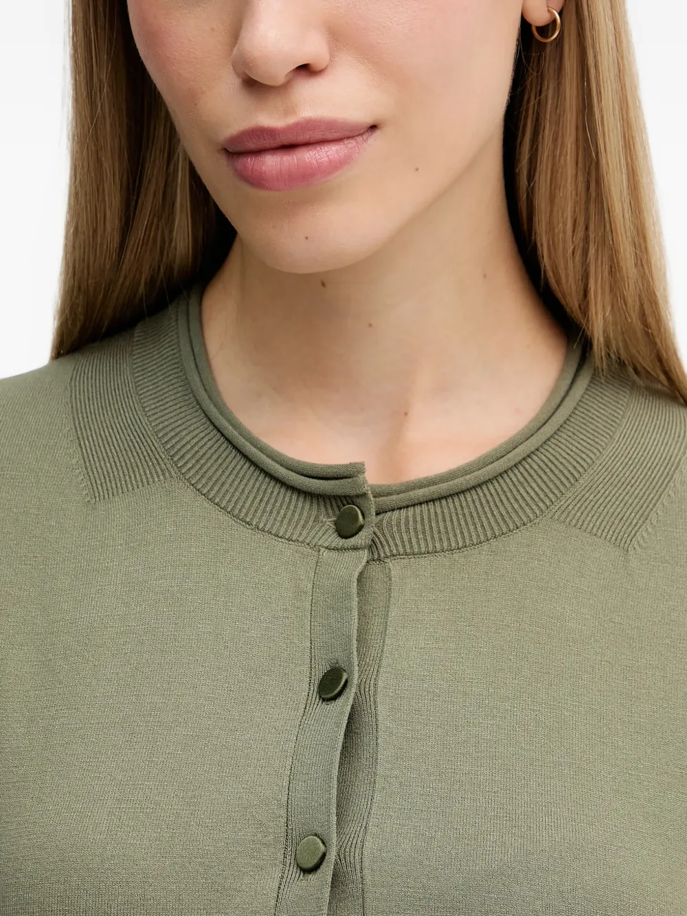 Sisley Vest met lange mouwen Groen