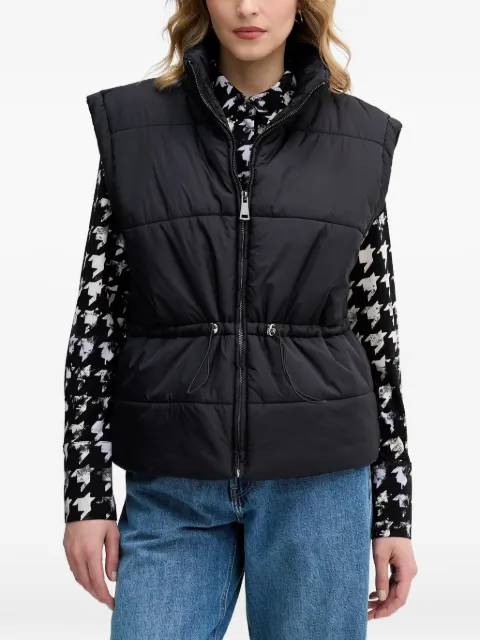 Sisley zip-up drawstring-waist gilet