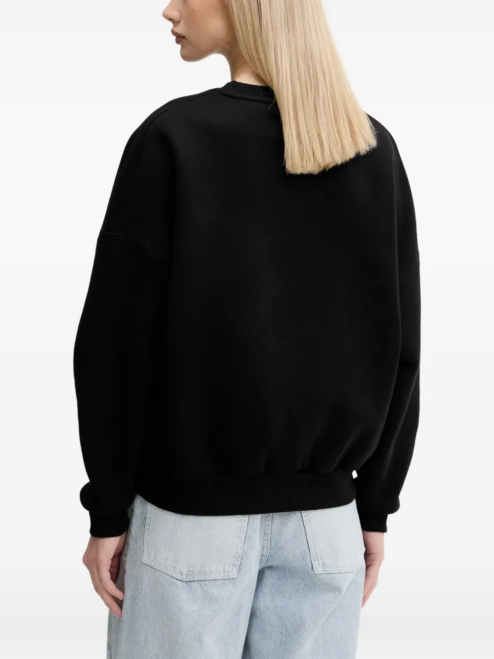 karl kani Sweater met logo Zwart