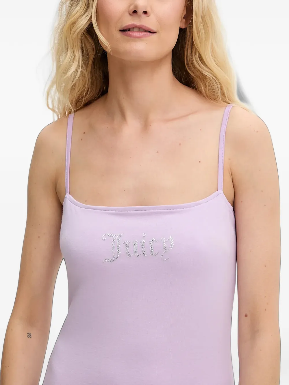 Juicy Couture Mini-jurk verfraaid met logo Paars