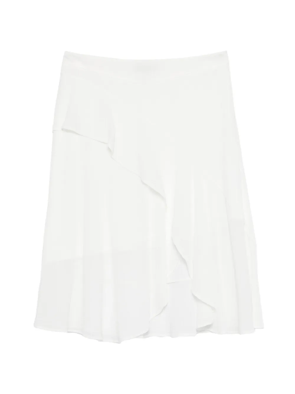 Barbara Bui asymmetric button mini skirt - Bianco