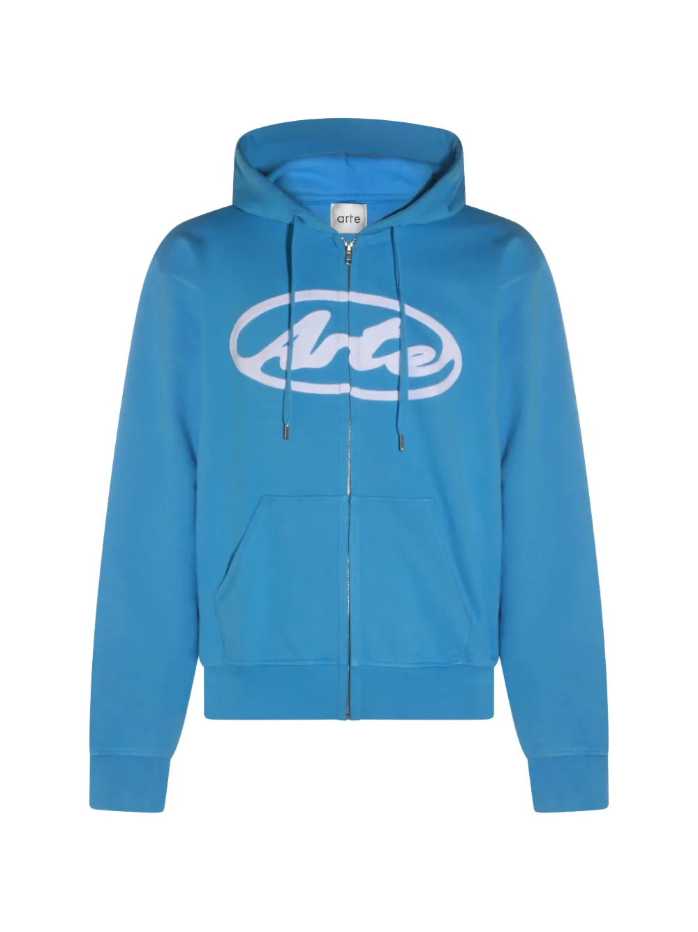 Arte Antwerp Circle Logo zip-up hoodie - Blu