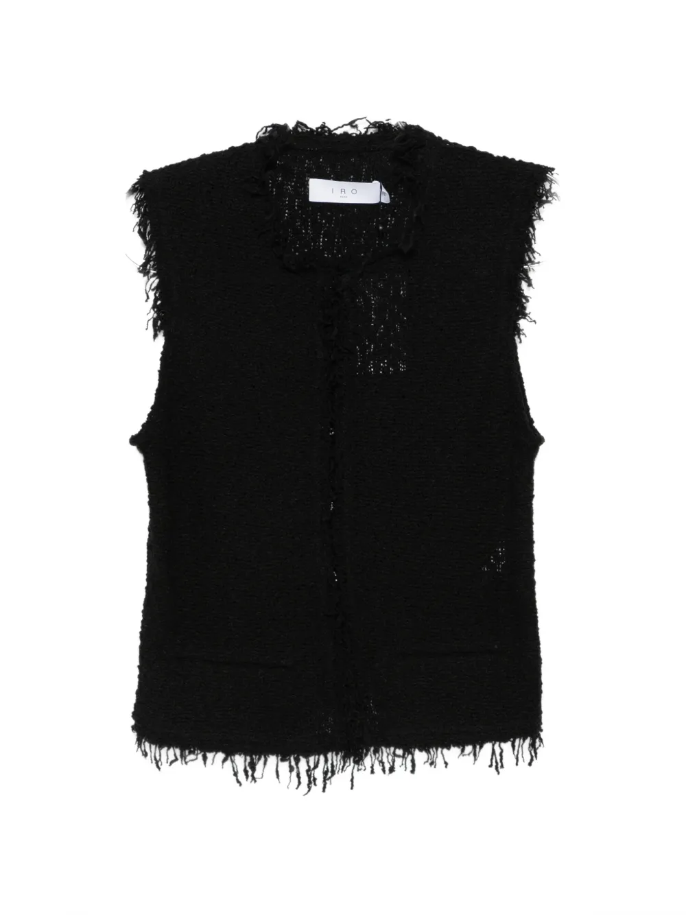 IRO Shanny fringed vest - Nero