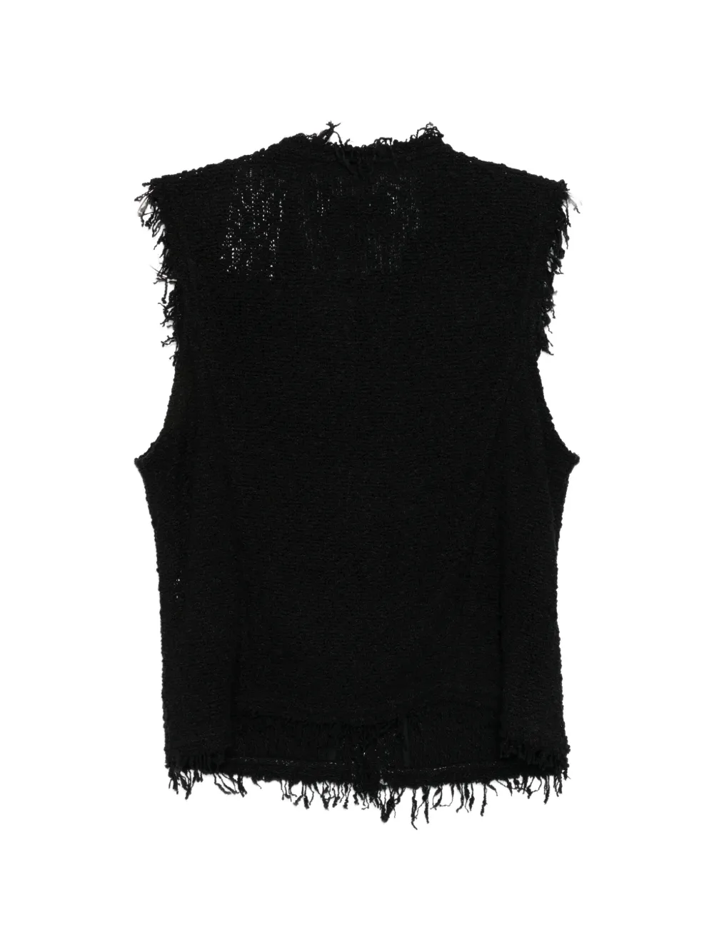  Iro Shanny Fringed Vest - Black 