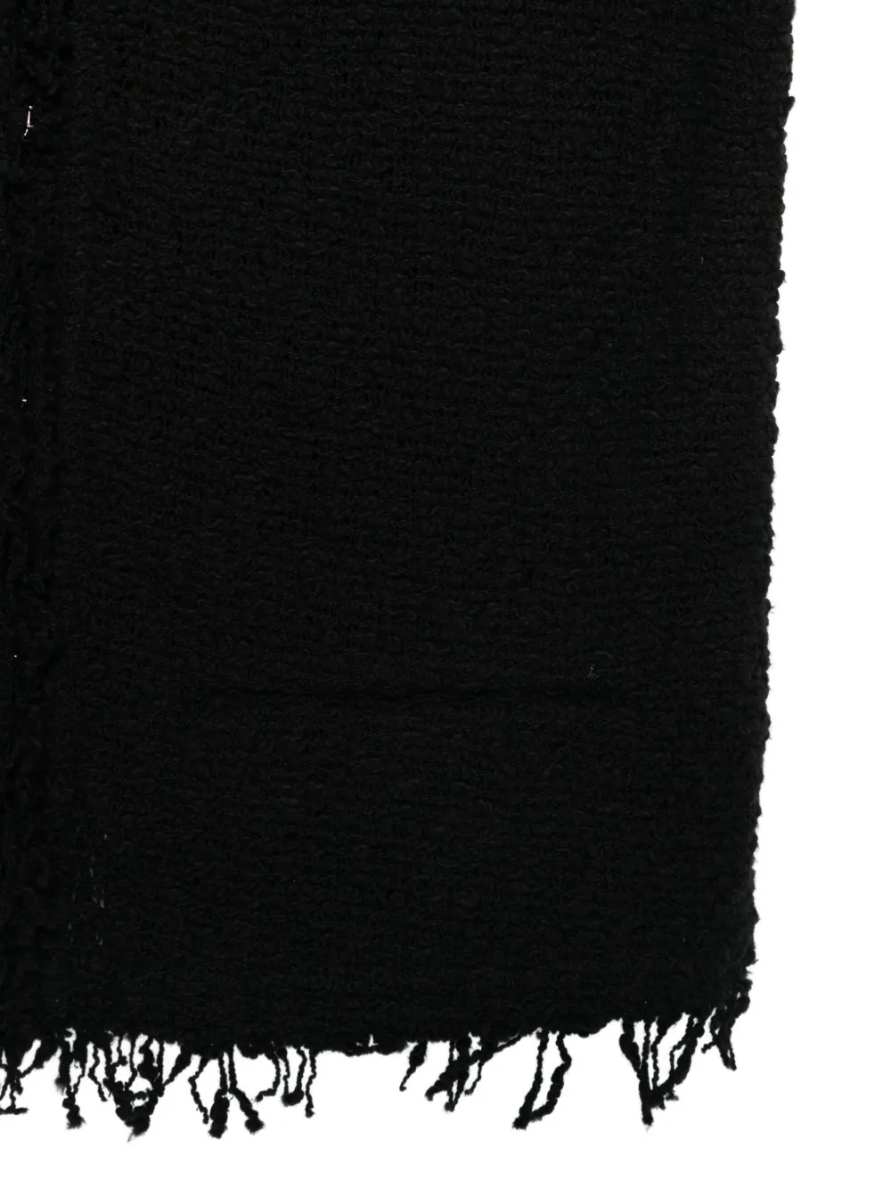  Iro Shanny Fringed Vest - Black 