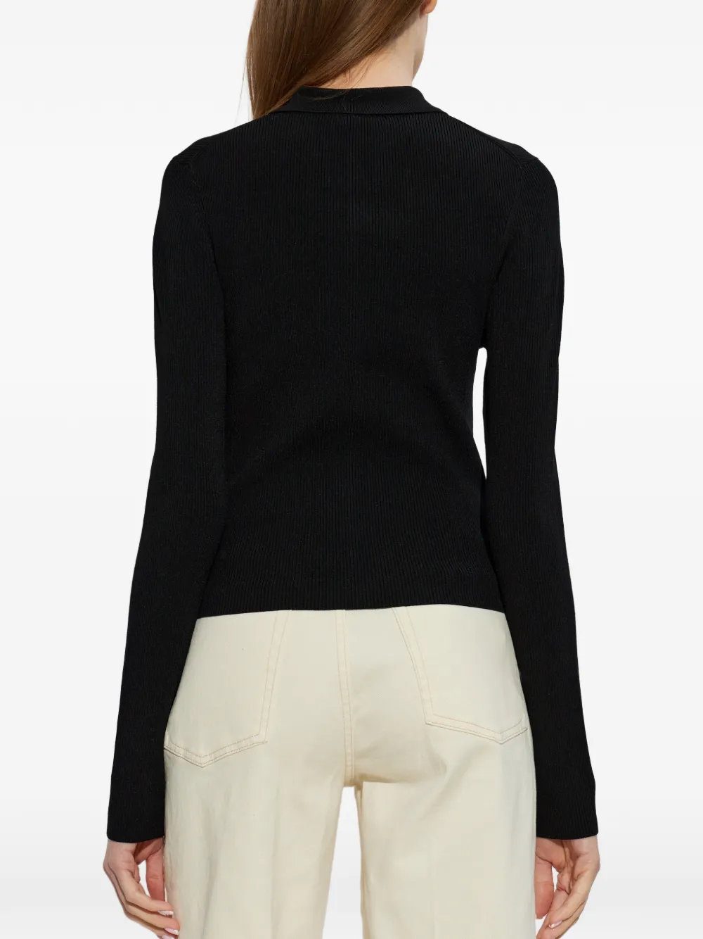 Victoria Beckham Vest met rits Zwart