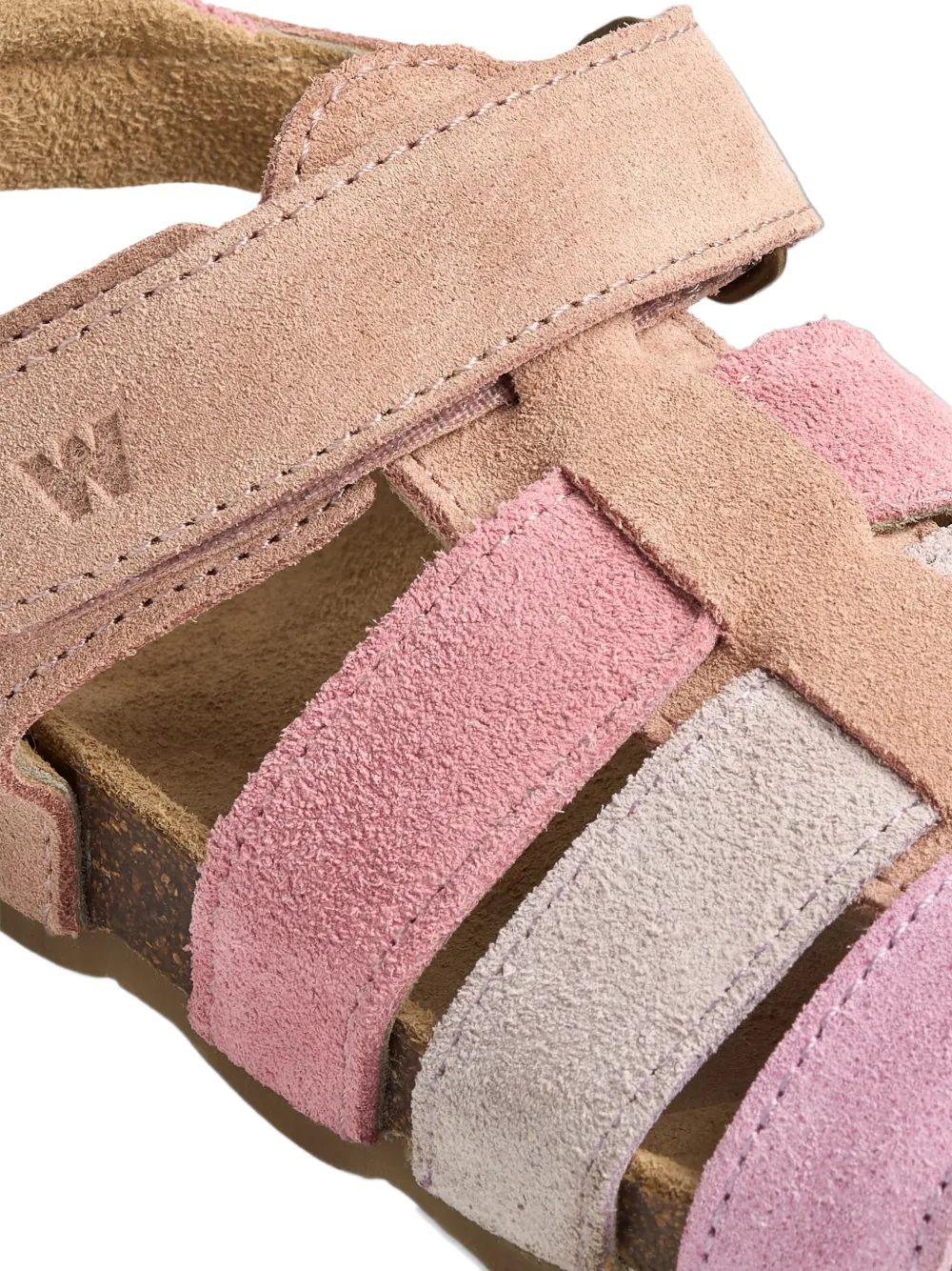 WHEAT Izzy sandalen met klittenband Roze