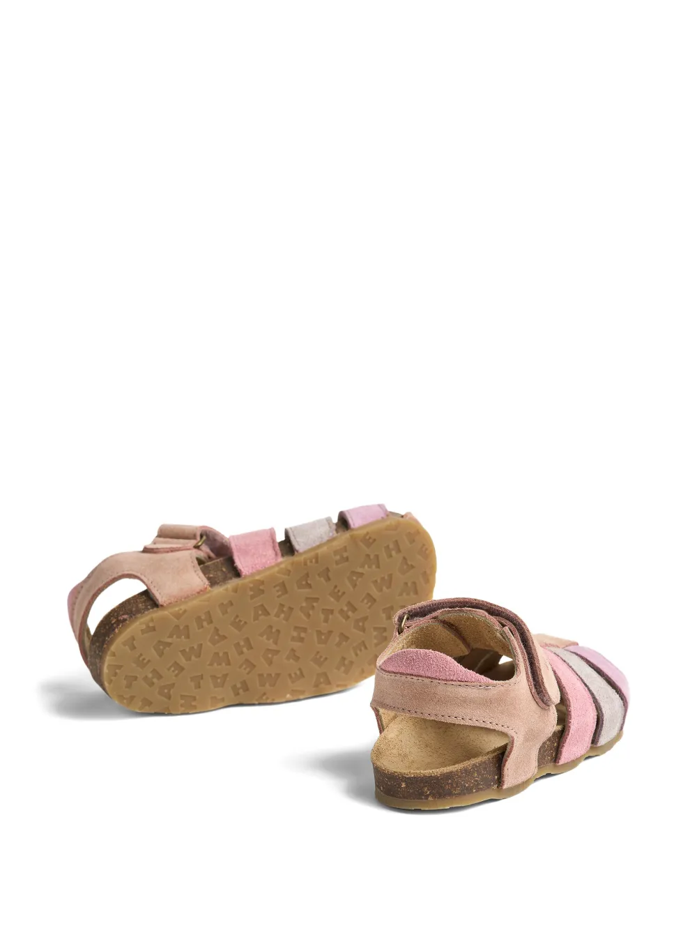  Wheat Izzy Touch-strap Sandals - Pink 