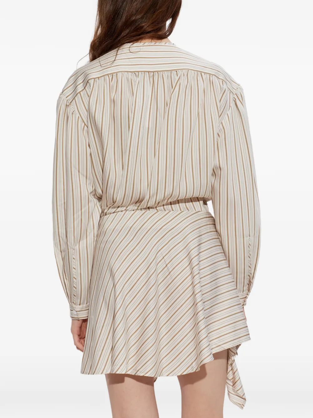 IRO Utenia asymmetrische jurk Beige