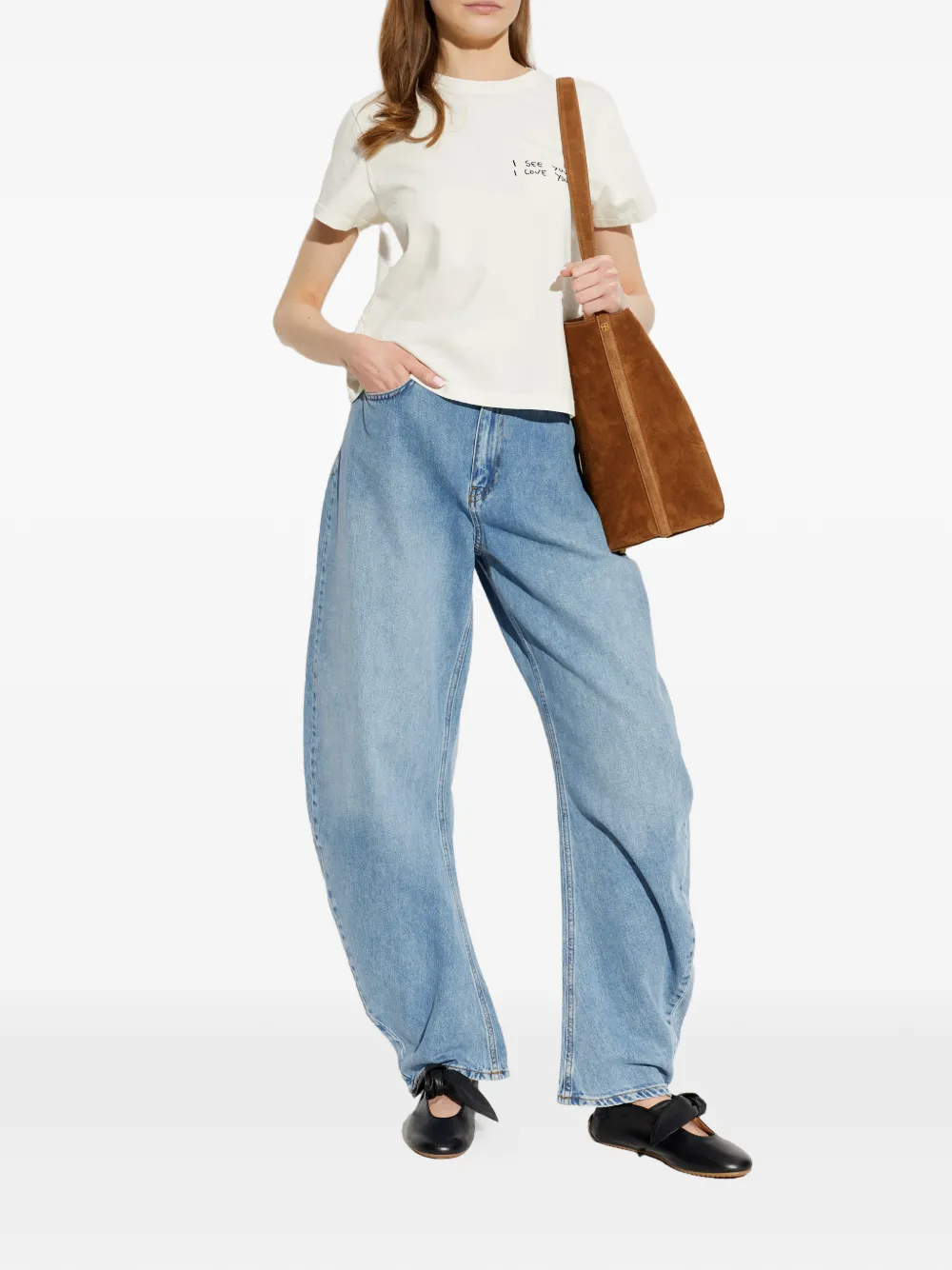 ODISSI Tess geknoopte leren sneakers Zwart