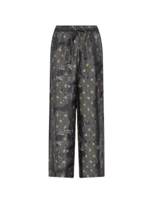 GANNI レオパード パンツ | ブラック | FARFETCH JP