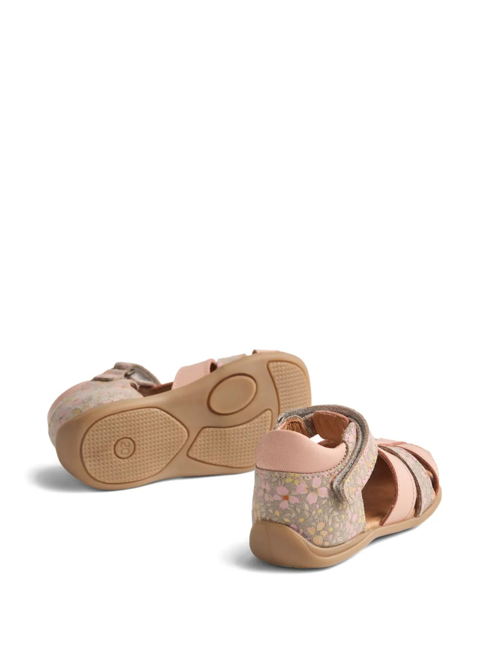 Wheat Robbie Floral Strap Sandals - Pink 