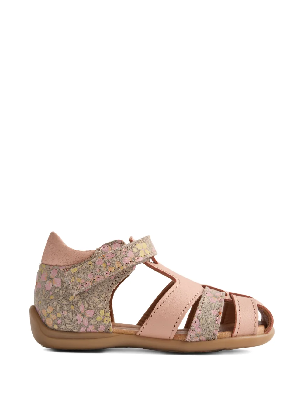  Wheat Robbie Floral Strap Sandals - Pink 