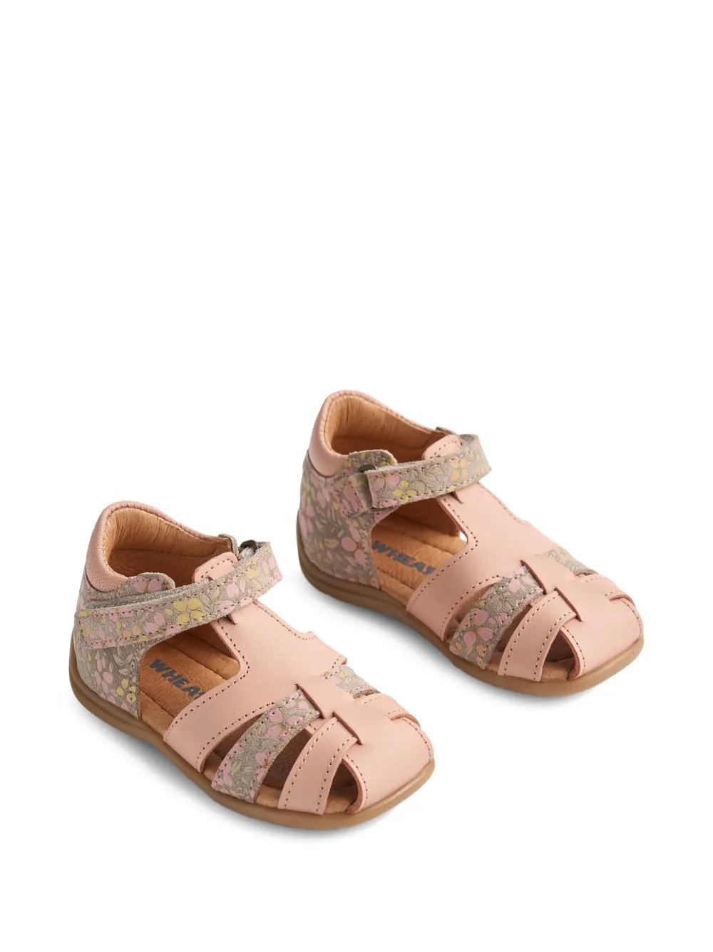 WHEAT Robbie floral strap sandals - Pink