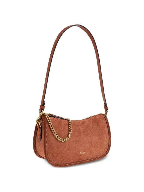 バッグ CHEVIGNON / suede leather shoulder bag Coach Waverly Suede chain-link Shoulder Bag | Brown | FARFETCH MY