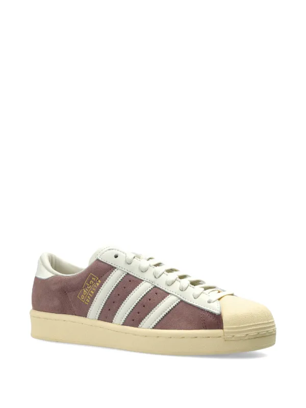 Adidas Superstar 3-Stripes lace-up Sneakers | Pink | FARFETCH ID