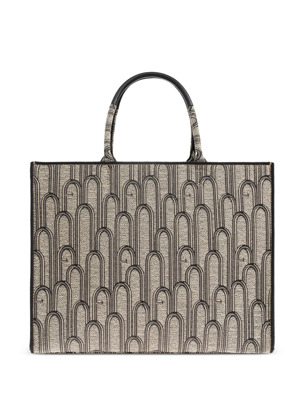 Furla large Opportunity patterned tote bag - Toni neutri