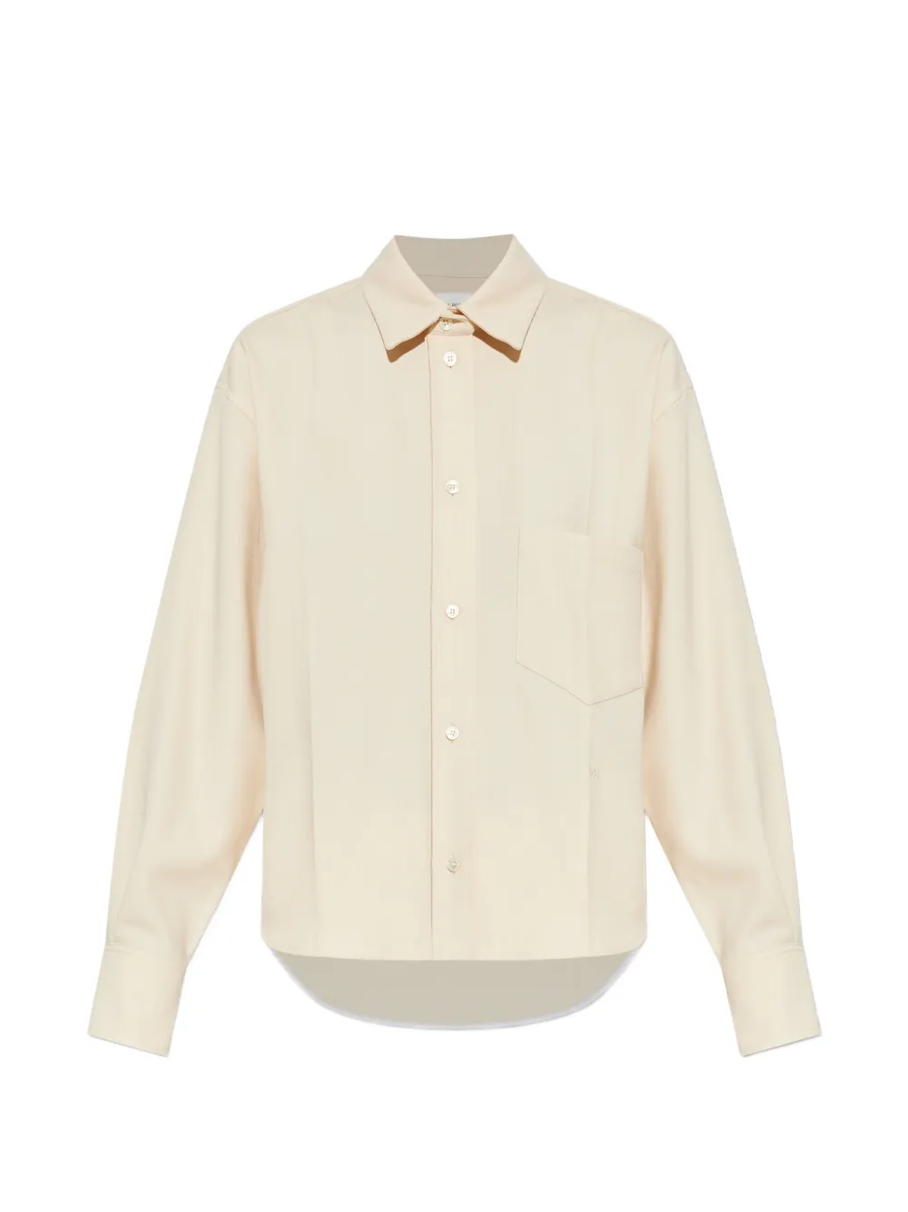 Victoria Beckham chest-pocket blouse - Toni neutri