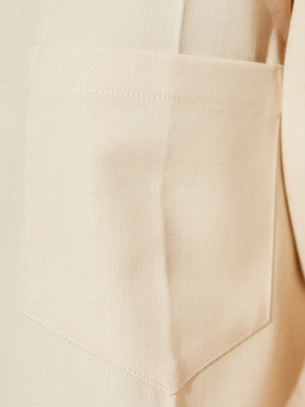 Victoria Beckham Blouse met borstzak Beige