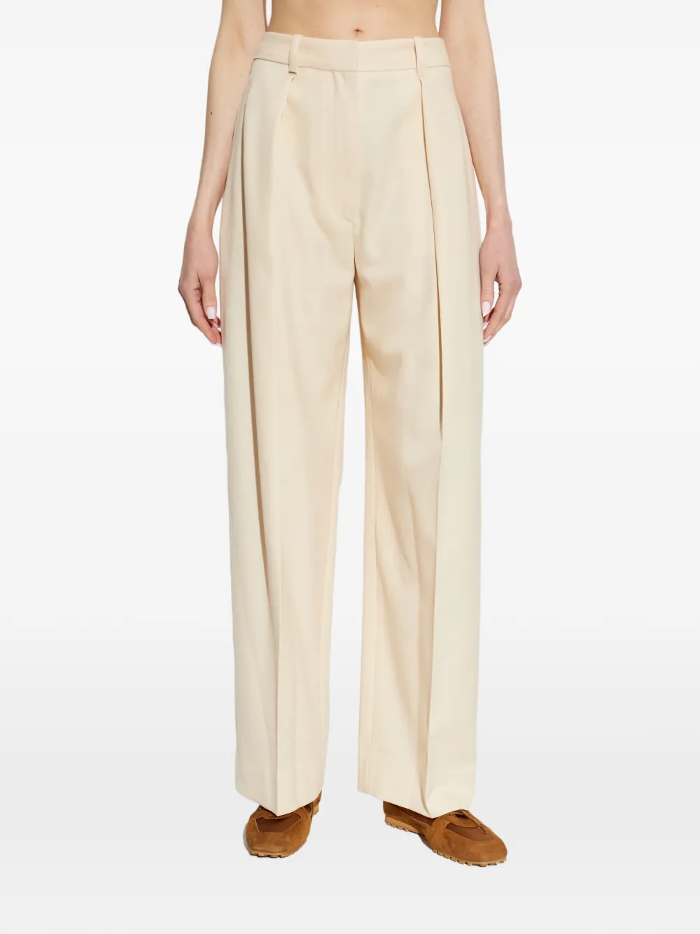 Victoria Beckham Plooibroek Beige