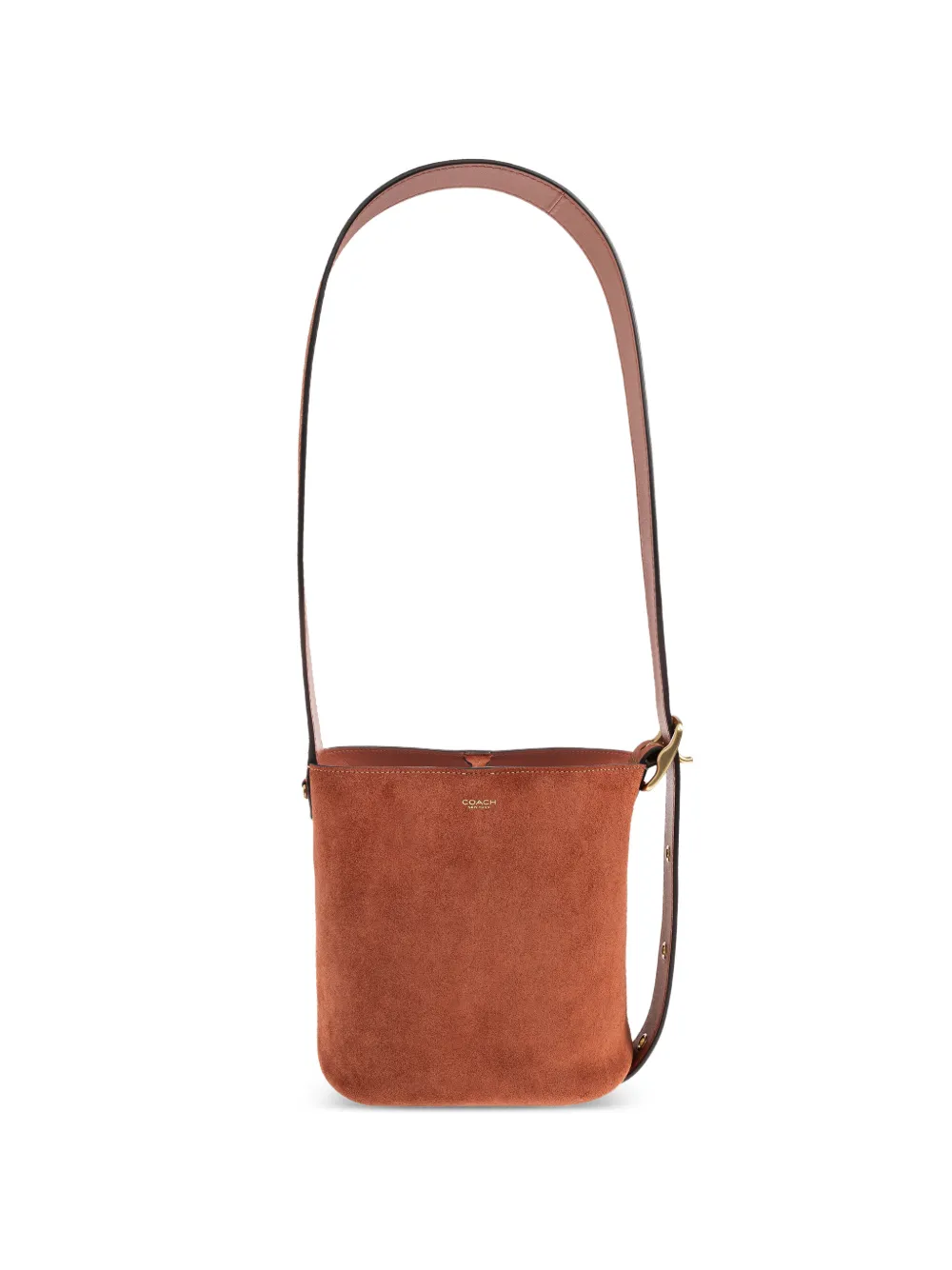 Coach Bleecker leather bucket bag - Marrone