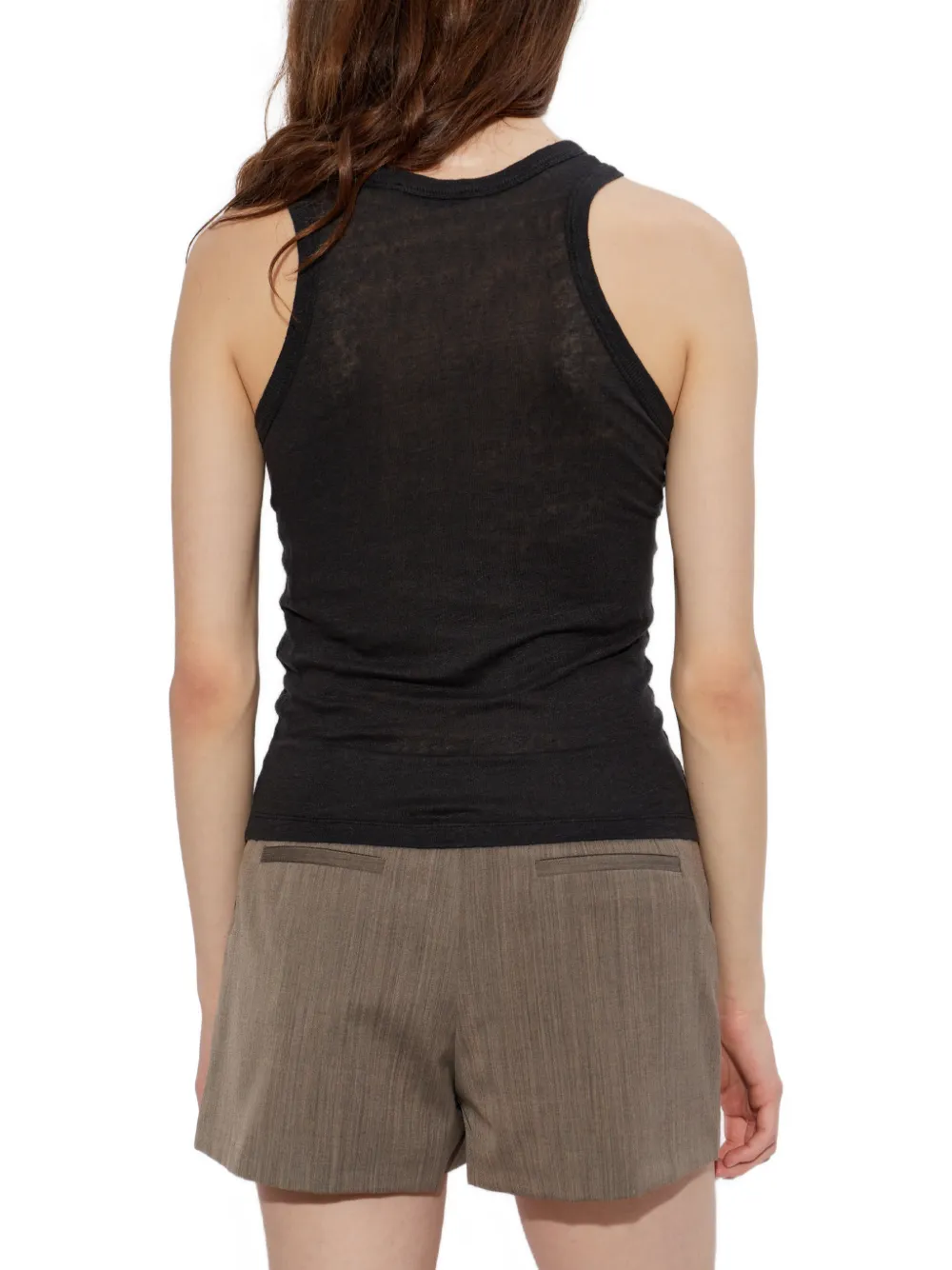 IRO Safrina tanktop met racerback Zwart