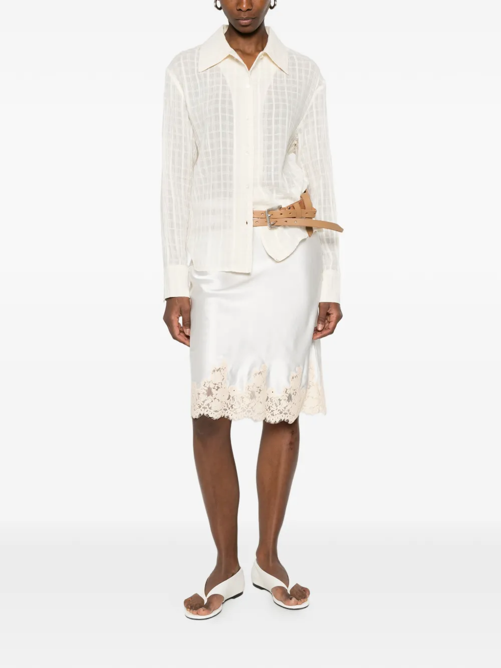  Séfr Imogen Cotton Shirt - Neutrals 