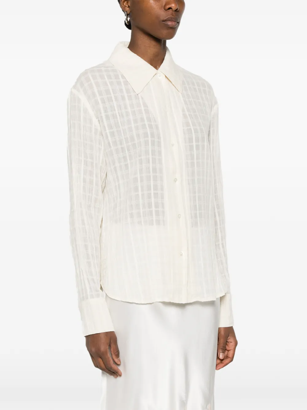  Séfr Imogen Cotton Shirt - Neutrals 