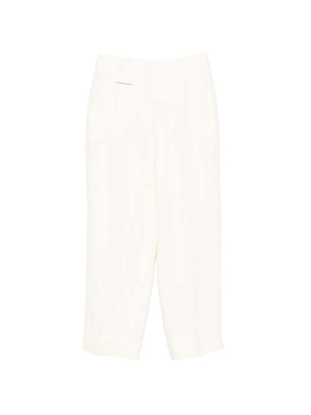 Peserico press-crease trousers - Bianco