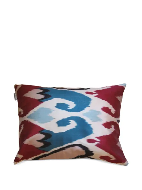 Les-Ottomans Ikat-print cushion