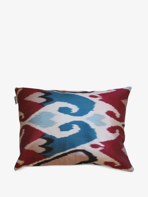 Les-Ottomans cojín con estampado ikat