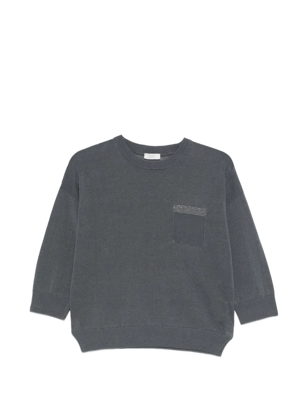 Peserico Maglione con taschino - Grigio