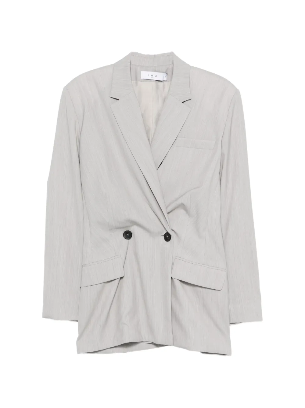 IRO Sunrise double-breasted pocket jacket - Grigio