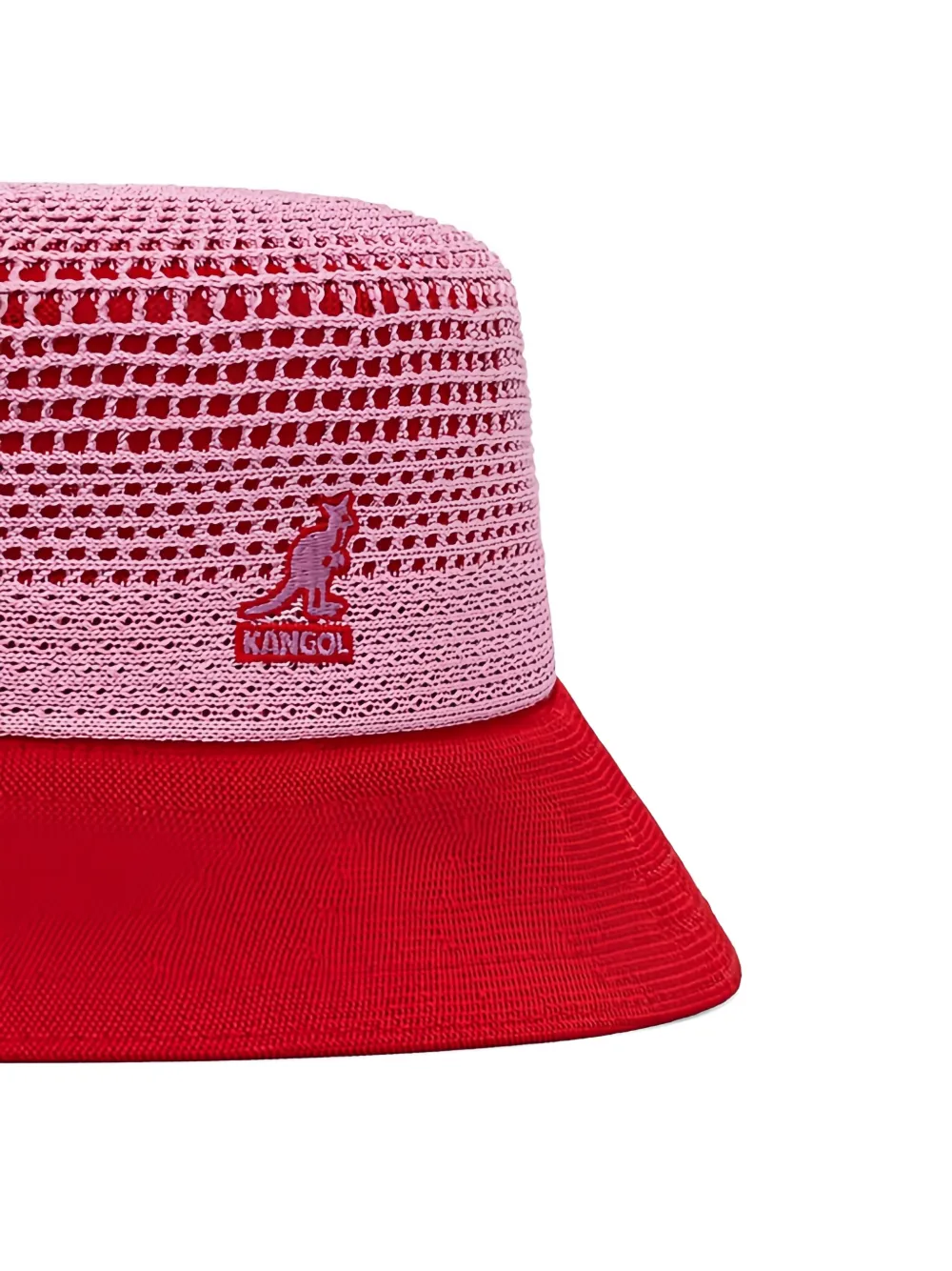 Kangol Tweekleurige vissershoed Roze