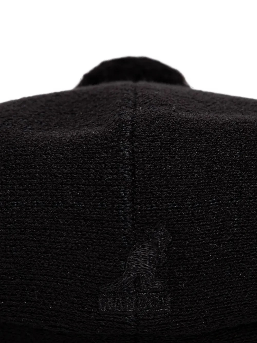 Kangol Baret met pompon Zwart