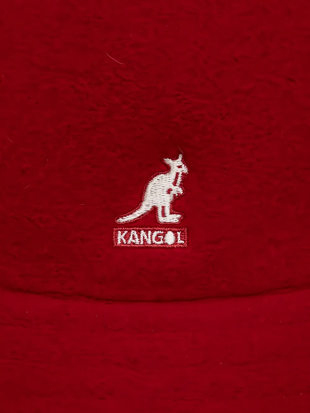 Kangol Vissershoed met logo Rood