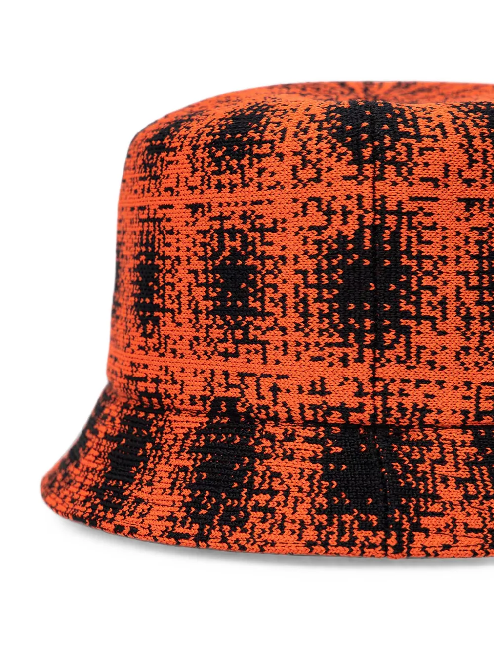 Kangol Vissershoed met abstract patroon Oranje