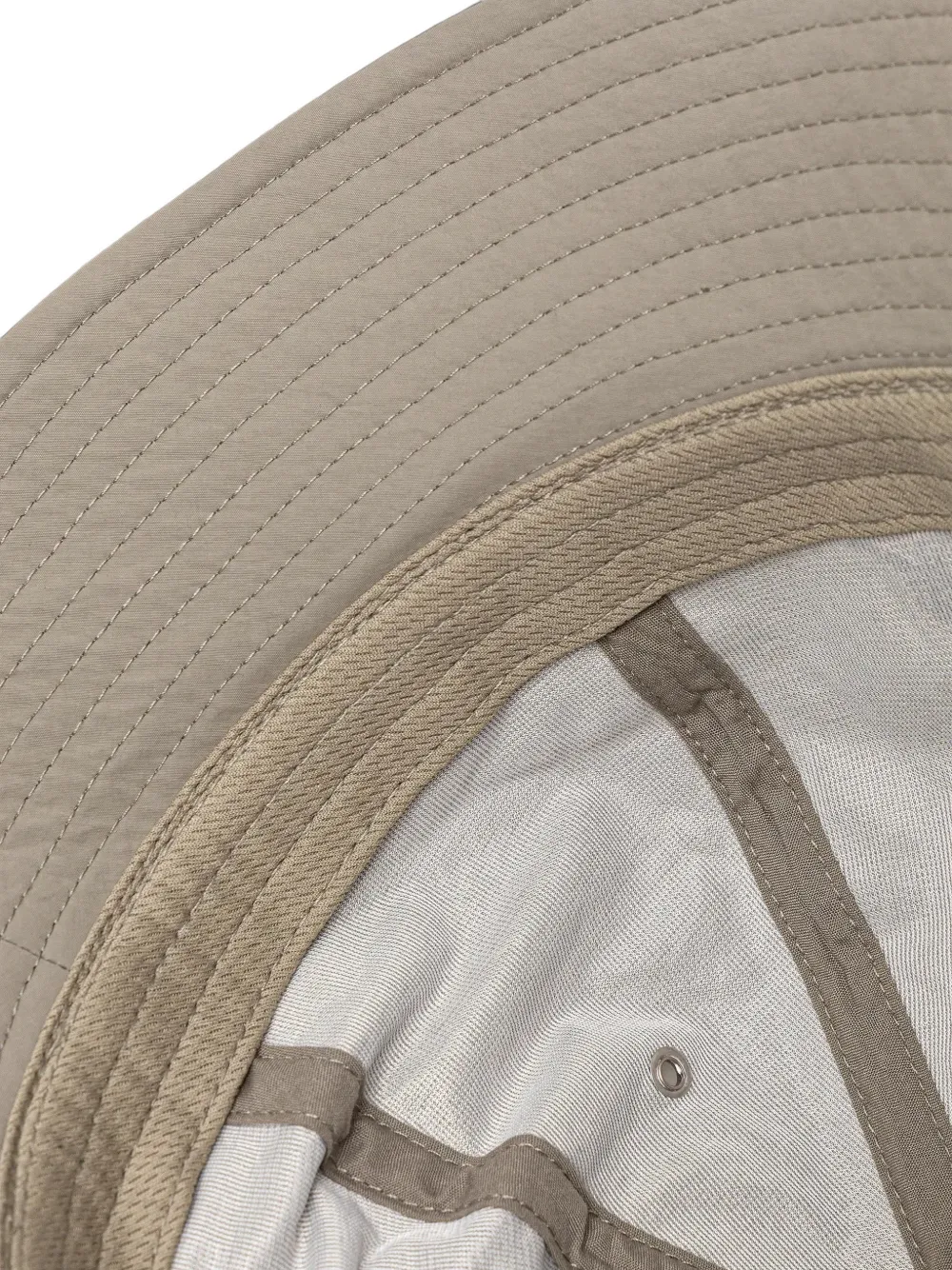 Kangol Vissershoed met logopatch Beige