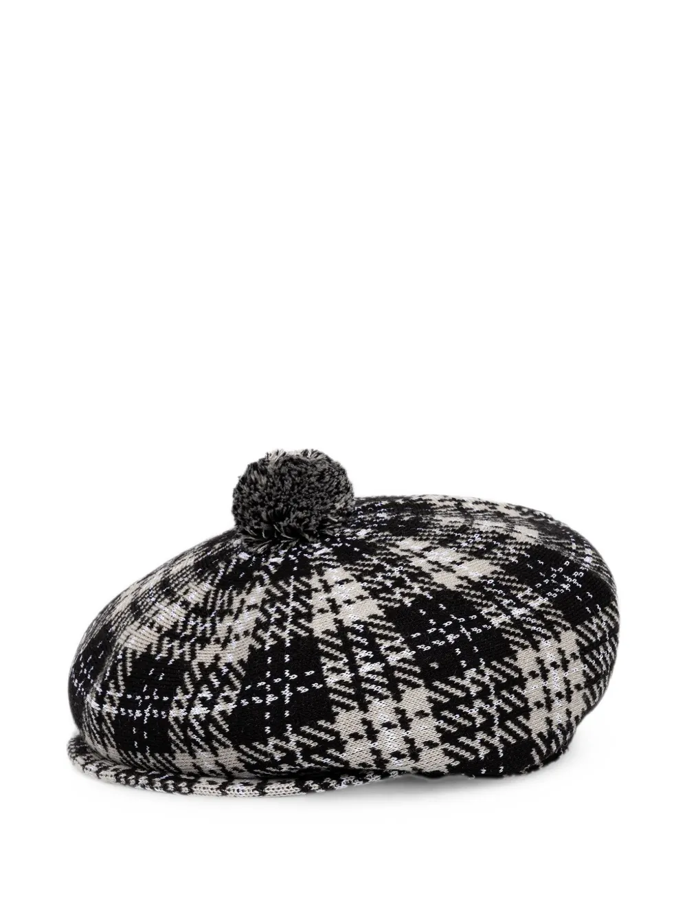 Kangol Cappello con pompon - Nero