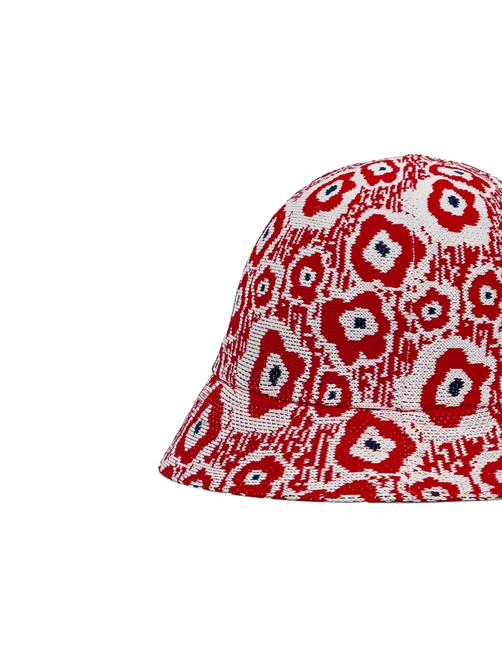 Kangol Vissershoed met bloemenprint Rood