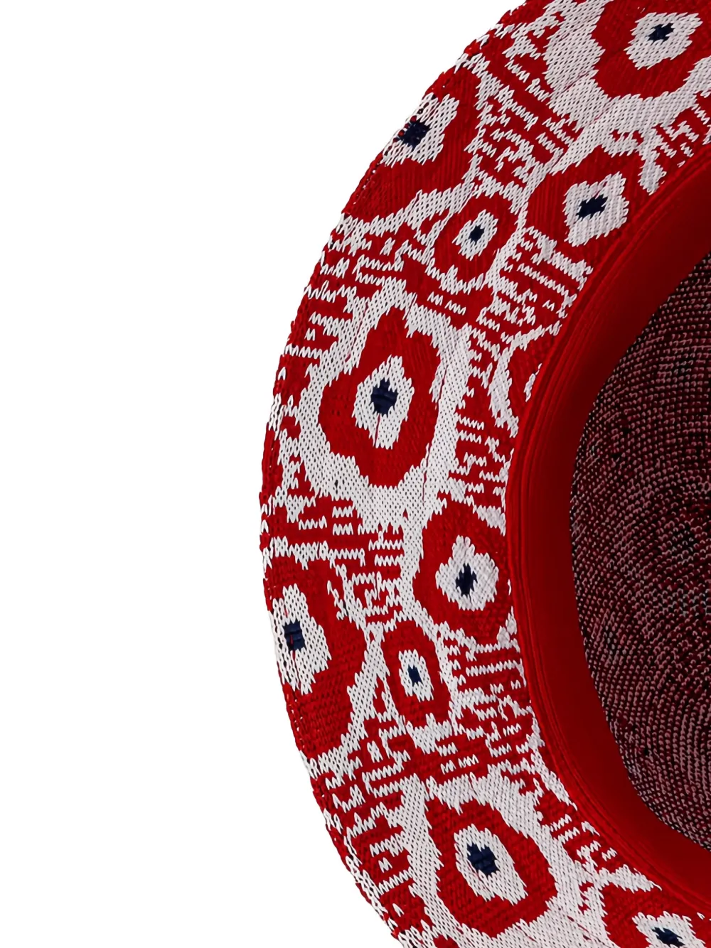 Kangol Vissershoed met bloemenprint Rood