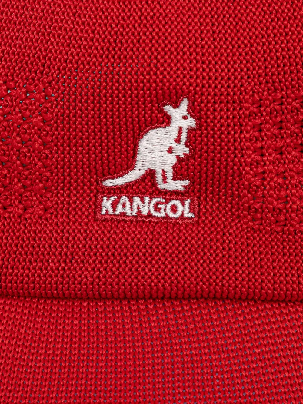 Kangol Tropic Ventair Spacep honkbalpet met logo Rood
