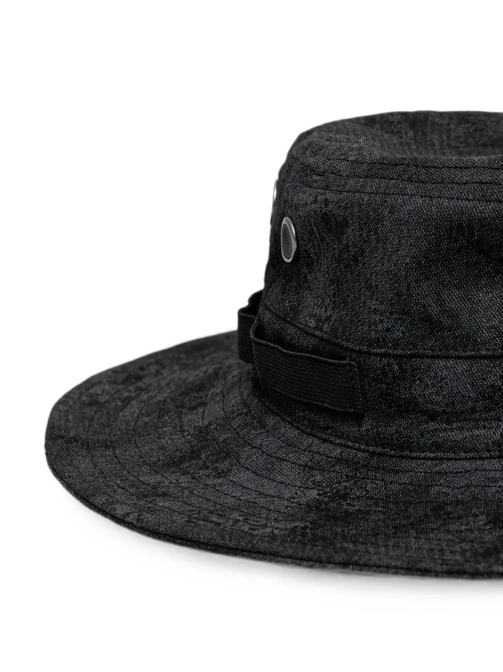 Kangol Salvaged Outdoor logo-detail sun hat Zwart